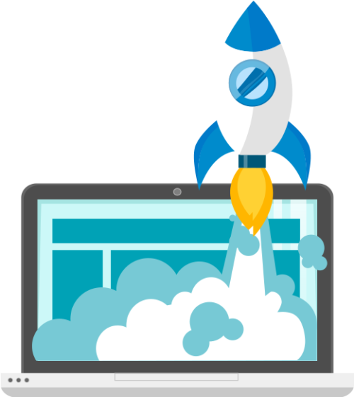 cohete despegue web